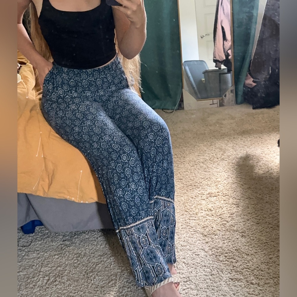 Boho flare pants